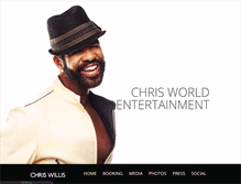 Tablet Screenshot of chrisworldentertainment.com